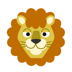 Friendly Lion Face