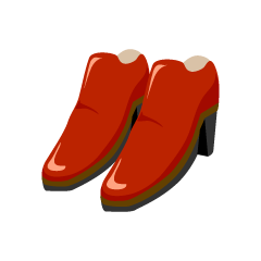 Red Short Boots