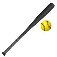 Softball Bat and Ball