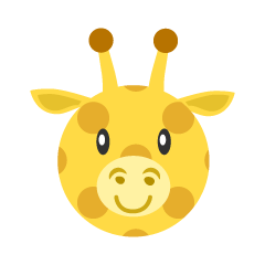 Cara de jirafa linda