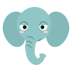 Friendly Elephant Face