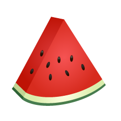 Triangle 
 Cut Watermelon