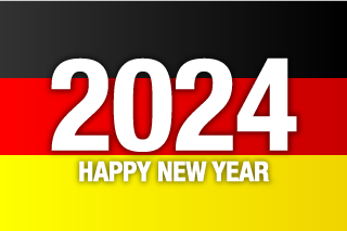 Happy New Year 2022 on Germany