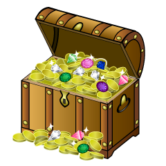 Empty Treasure Chest Clip Art Free PNG Image｜Illustoon