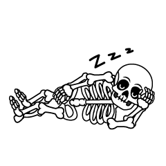 Sleeping Skeleton
