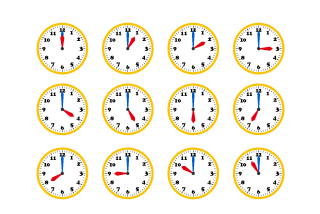 12 Hour Watch Chart