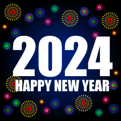 Fireworks Happy New Year 2023