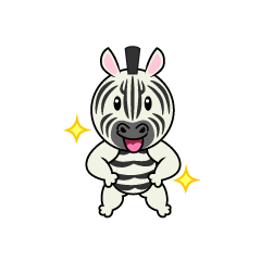 Confident Zebra