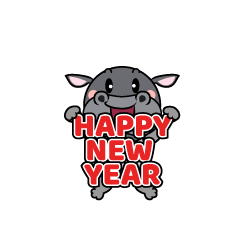 New Year Hippo