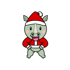 Christmas Rhino