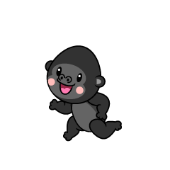 Running Gorilla