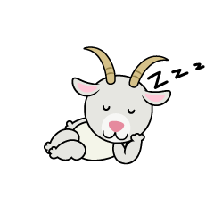 Sleeping Goat