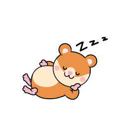 Sleeping Hamster