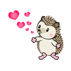 Kissing Hedgehog