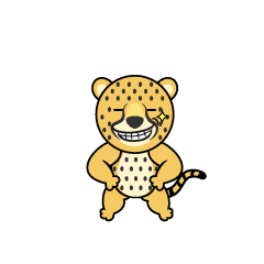 Grinning Cheetah