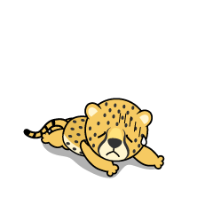 Tired Cheetah