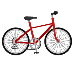 Simple Bike Clip Art Free PNG Image｜Illustoon