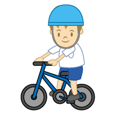 Boy Riding a Bicycle