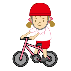 Girl Riding a Bicycle