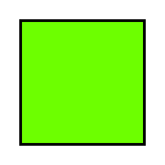 Cuadrado verde amarillo