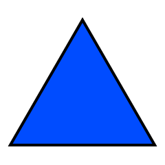 Triángulo azul