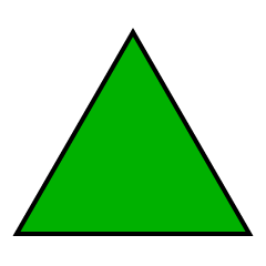 Triángulo verde