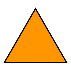 Triángulo naranja