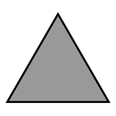 Triángulo gris