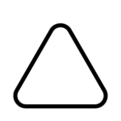 Triángulo redondeado