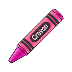 Crayón rosa
