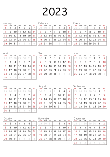 Calendario 2023 A3