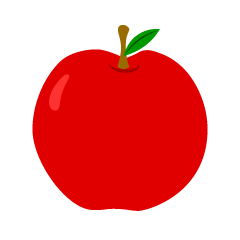 Manzana roja simple
