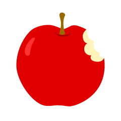 Manzana roída