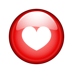 Red Heart Button