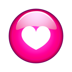 Pink Heart Button