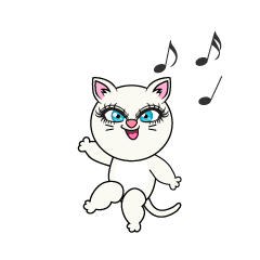 Dancing Female Cat