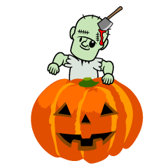 Zombie and Pumpkin