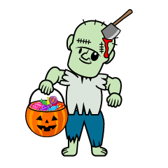 Zombie with Candy