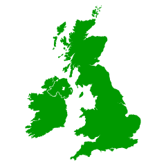 UK and Ireland Map