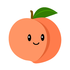 Peach Free Clip Art & Cartoon｜Illustoon