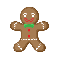 Smile Gingerbread Man