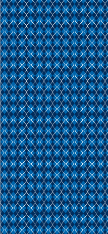 Blue Argyle Pattern