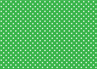 Polka Dot on Green
