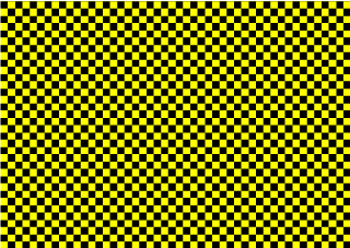 Yellow and Black Checker