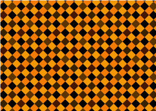 Orangeish Checker