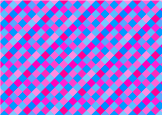 Pink and Blue Checker