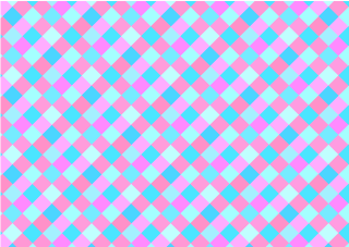 Light Pink and Blue Checker