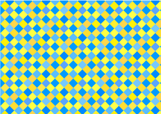 Yellow and Blue Checker