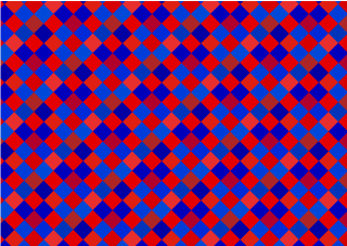Red and Blue Checker