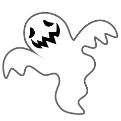 Flying Scary Ghost